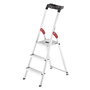 Hailo L60 StandardLine Escalera de tijera de 3 peldaños