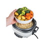 Russell Hobbs 27030-56 Reiskocher Midi, Arrocera, 1.4 L, Negro y Blanco, Capacidad 1.4 Litros, Tapa de Vidrio, Función Mantener Caliente, 300 W