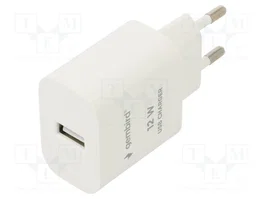 Gembird Cargador de red USB-A 5V 2.4 A blanco