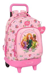 Safta Mochila Princesas Disney Grande con Ruedas Compacta Extraíble 33x45x22cm