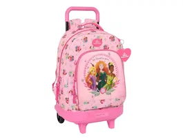 Safta Mochila Grande con Ruedas Compact Extraíble Princesas Disney 450x330x220 mm