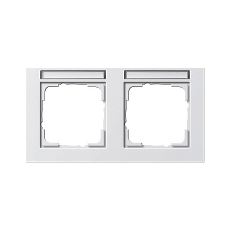 GIRA 109229 Marco para 2 módulos blanco puro horizontal GIRA 109229 Marco para 2 módulos blanco puro horizontal
