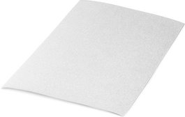 PRYSE Goma Eva Biodegradable con Purpurina Blanco 40x60 cm