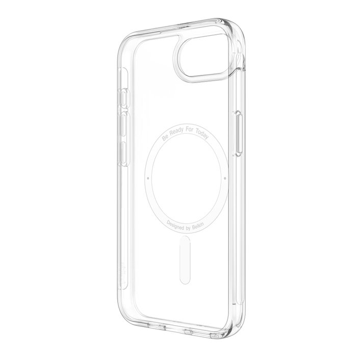 Belkin Sheerforce Clear Lite funda transparente para iPhone 17e e iPhone 16e compatible con MagSafe