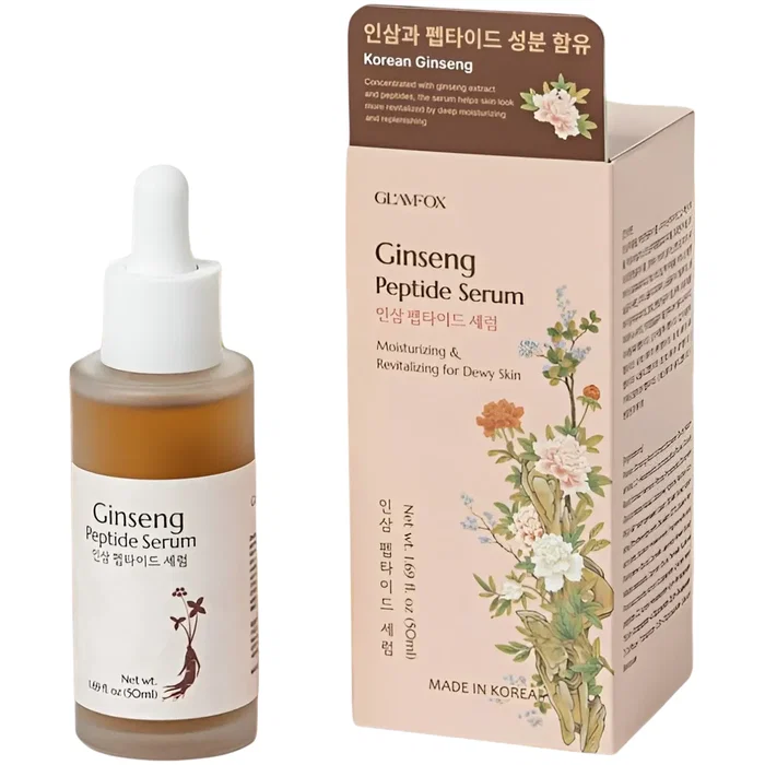 Glamfox Sérum Antienvejecimiento Diario con Ginseng y Péptido 50 ml Glamfox Sérum Antienvejecimiento Diario con Ginseng y Péptido 50 ml