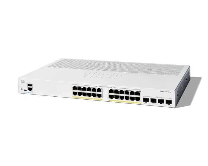Cisco Catalyst 1300 24 puertos Gigabit Ethernet PoE Gris Cisco Catalyst 1300 24 puertos Gigabit Ethernet PoE Gris