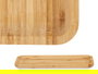 Kinvara Tabla Bambú Rectangular Aperitivo 29,5x11,5 cm Marrón (Set de 12)