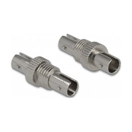 DeLOCK Acoplador de fibra óptica ST Simplex hembra a ST Simplex hembra de metal 86835