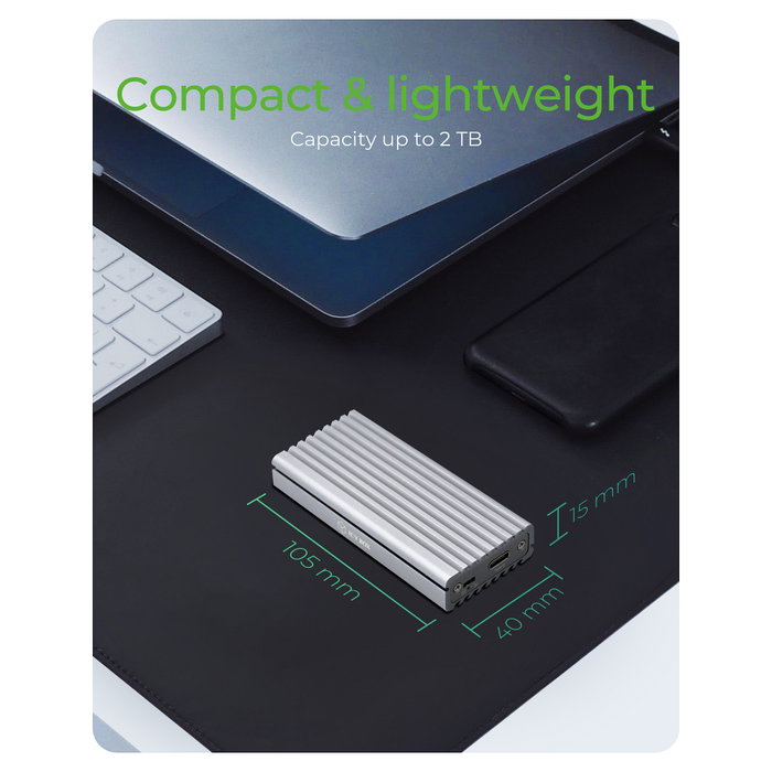 Icy ICY BOX IB-1817Ma-C31 Carcasa Externa USB-C 3.1 Gen 2 para M.2 NVMe