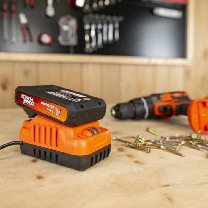 Dual Power Kit de Batería 2.0Ah 20V y Cargador 2A POWDP90620