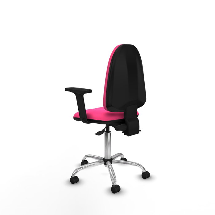 PIQUERAS Y CRESPO Silla de oficina Aýna Rosa con mecanismo Asincro