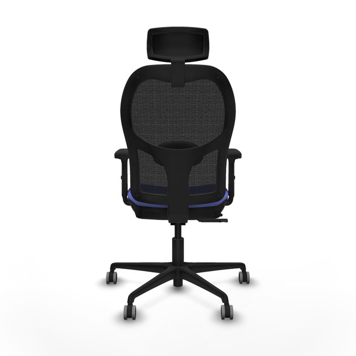 PIQUERAS Y CRESPO Silla de oficina Jorquera con mecanismo Sincro/Traslack Azul claro y Negro PIQUERAS Y CRESPO Silla de oficina Jorquera con mecanismo Sincro/Traslack Azul claro y Negro