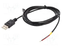 DeLOCK 85664 Cable USB 2.0 Tipo-A con 2 extremos de cable abiertos, 1,5 m