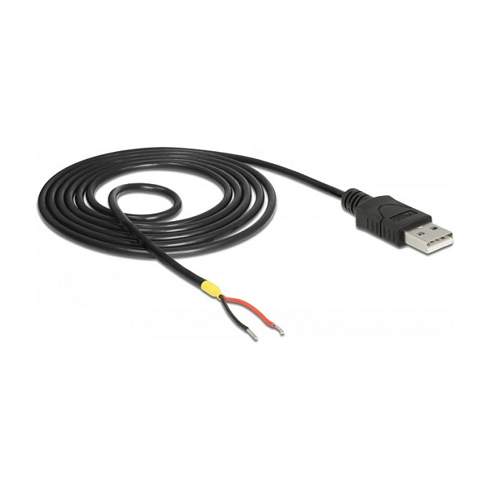 DeLOCK 85664 Cable USB 2.0 Tipo-A con 2 extremos de cable abiertos, 1,5 m