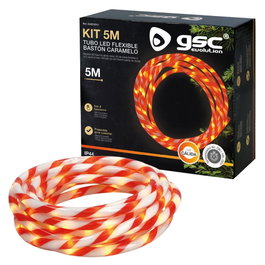 GSC Evolution Kit 5M tubo LED flexible bastón de caramelo 8 funciones Luz cálida