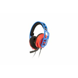 Nacon RIG 300 Pro HN Auriculares para Juegos Alámbricos Diadema, Color Azul y Rojo, Micrófono Boom, Circumaural, Conector 3.5 mm