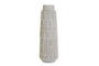 DKD Home Decor Jarrón de Resina Rugoso Blanco 18x18x52 cm