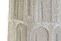 DKD Home Decor Jarrón de Resina Rugoso Blanco 18x18x52 cm