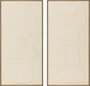 DKD Home Decor Cuadro Lienzo PS 60X3,8X120 Abstracto 3D (Pack de 2)