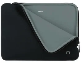 Mobilis Skin Funda para Portátil 35,6 cm (14") Negro y Gris - Protección Fina
