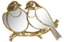 DKD Home Decor Decoración de Pared Pájaros Dorado