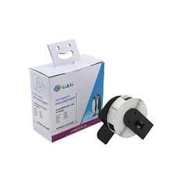 G&G Etiquetas compatibles Brother DK-11204 17mm x 54mm blanco y negro