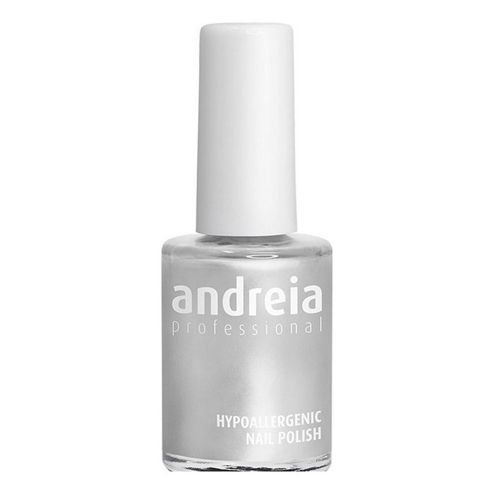 Andreia Professional Esmalte de Uñas Hipoalergénico Color 21 Metalizado y Purpurinado Blanco