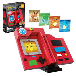 Mega Bloks Pokemon Pokédex Región Kanto Hym37 con Luz y Cartas Lenticulares +14 Años