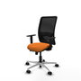 PIQUERAS Y CRESPO Silla de oficina Zulema Naranja y Negro