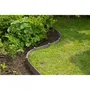 Nature Borde de Jardín Polipropileno H 15 cm x 10 m Topo Beige Grosor 3 mm Flexible Reciclado Tratamiento UV