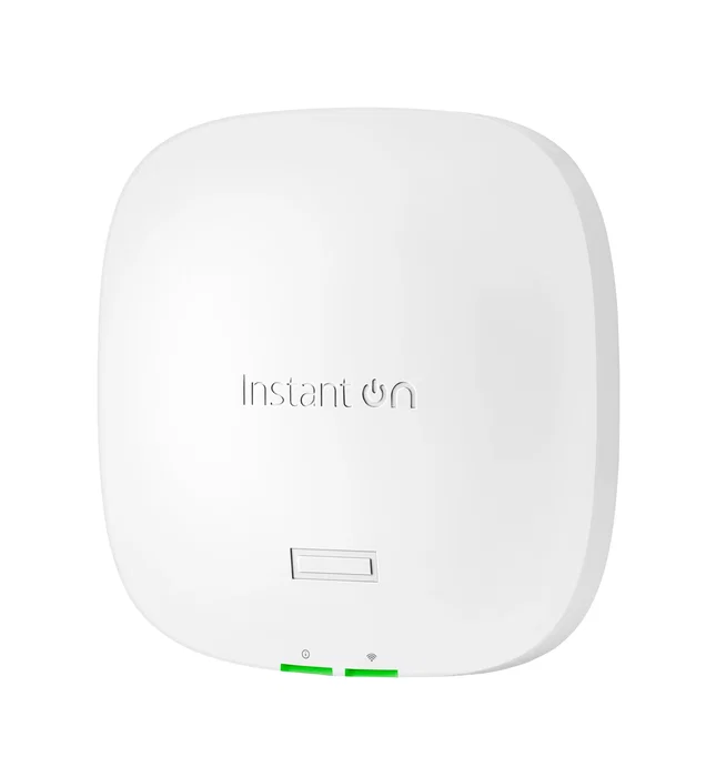 HPE HPE Networking Instant On AP21 (EU) - Punto de Acceso Wi-Fi 6 Radio Dual 2x2, 1500 Mbps, PoE, Smart Mesh, para Espacios Pequeños, Blanco (S1T14A)
