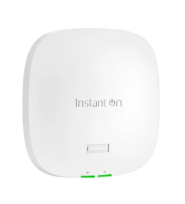 HPE HPE Networking Instant On AP21 (EU) - Punto de Acceso Wi-Fi 6 Radio Dual 2x2, 1500 Mbps, PoE, Smart Mesh, para Espacios Pequeños, Blanco (S1T14A)