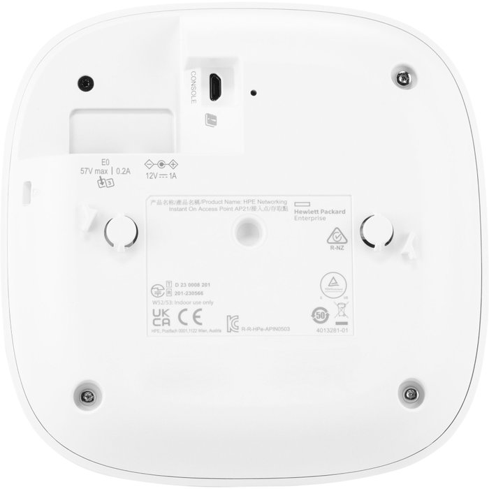 Hewlett Packard Enterprise AP21 Wi-Fi 6 Access Point Bundle con EU PSU