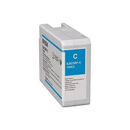 Epson Cartucho de Tinta SJIC55(C) Cian 80 ml