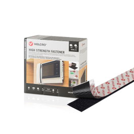 Velcro® Cinta ultrafuerte adhesiva negra 50 mm x 5 m