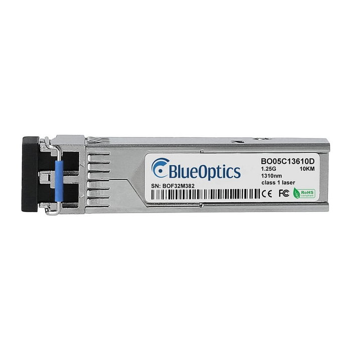 BlueOptics AGM732F-BO SFP 1G 1000BASE-LX 1310nm 10km LC Transceptor de fibra óptica