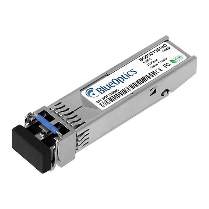 BlueOptics AGM732F-BO SFP 1G 1000BASE-LX 1310nm 10km LC Transceptor de fibra óptica