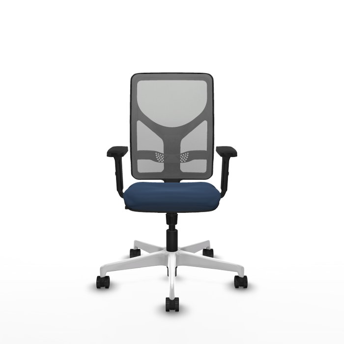 PIQUERAS Y CRESPO Silla de oficina Motilla con mecanismo Sincro, Azul marino y Gris PIQUERAS Y CRESPO Silla de oficina Motilla con mecanismo Sincro, Azul marino y Gris