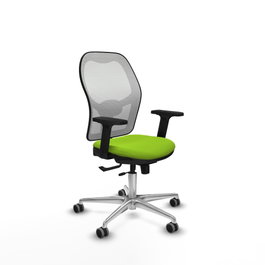 PIQUERAS Y CRESPO Silla de oficina Jorquera Pistacho y Blanco