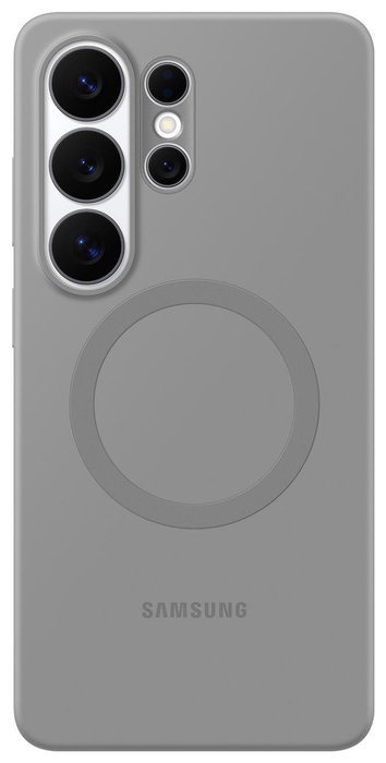 Samsung Silicone Magnet Case para Galaxy S26 Ultra, Gris