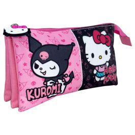 MANENTI Portatodo Kuromi & Hello Kitty triple