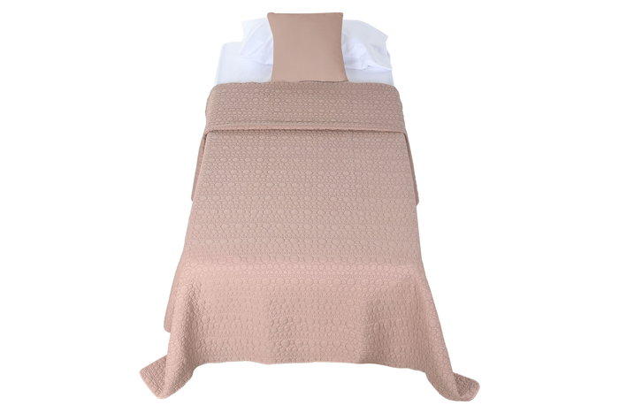 DKD Home Decor Colcha Malva Cottage 260 x 180 cm (2 Unidades) Poliester