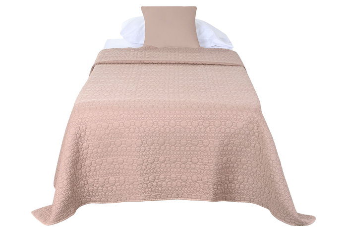 DKD Home Decor Colcha Malva Cottage 260 x 180 cm (2 Unidades) Poliester