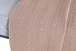 DKD Home Decor Colcha Malva Cottage 260 x 180 cm (2 Unidades) Poliester