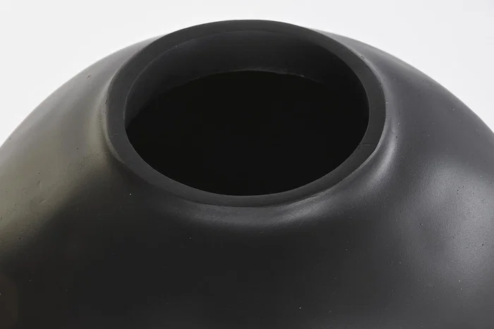 DKD Home Decor Jarrón Moderno Negro Resina 34 x 73.5 x 34 cm