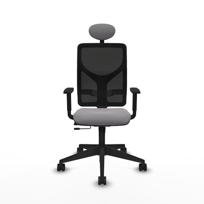 PIQUERAS Y CRESPO Silla de oficina Motilla Gris y Negro PIQUERAS Y CRESPO Silla de oficina Motilla Gris y Negro
