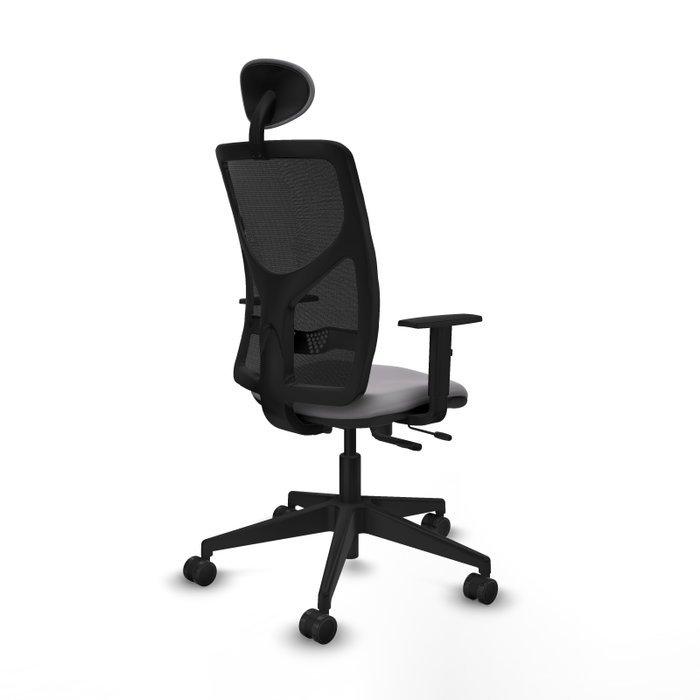 PIQUERAS Y CRESPO Silla de oficina Motilla Gris y Negro PIQUERAS Y CRESPO Silla de oficina Motilla Gris y Negro
