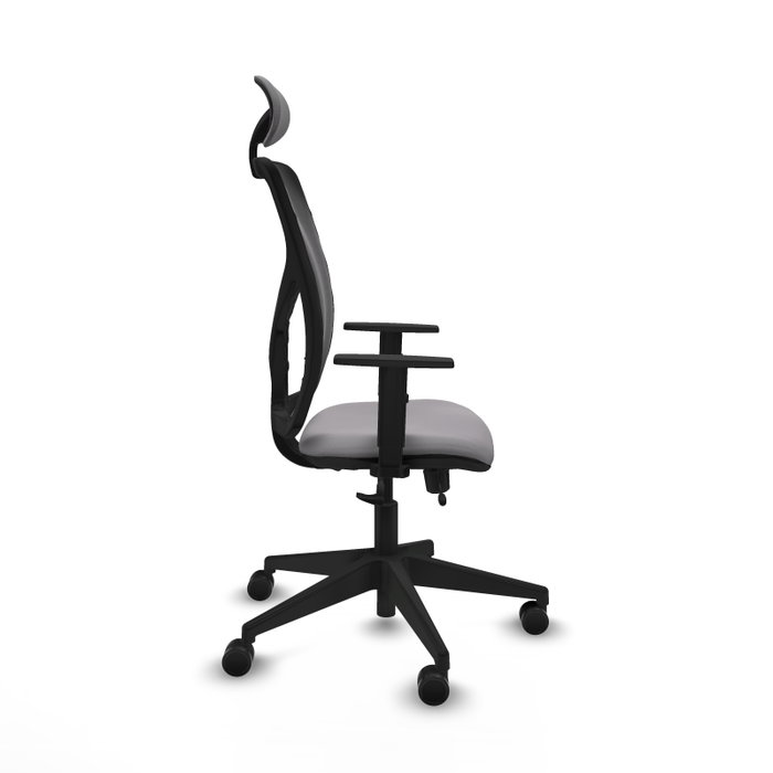 PIQUERAS Y CRESPO Silla de oficina Motilla Gris y Negro PIQUERAS Y CRESPO Silla de oficina Motilla Gris y Negro