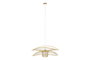 DKD Home Decor Lámpara de Techo Urban Natural Bambú 80 x 29 x 80 cm E27