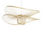 DKD Home Decor Lámpara de Techo Urban Natural Bambú 80 x 29 x 80 cm E27
